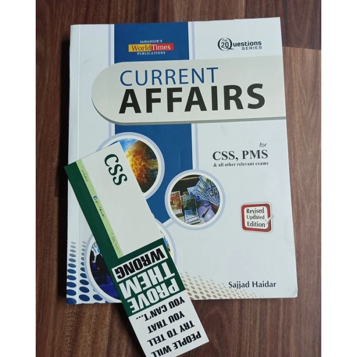 Current Affair by Sajjad Haidar (Rs. 1000)
