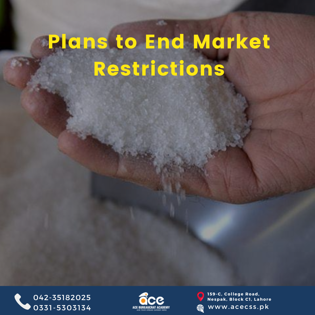 Plans to End Market Restrictions