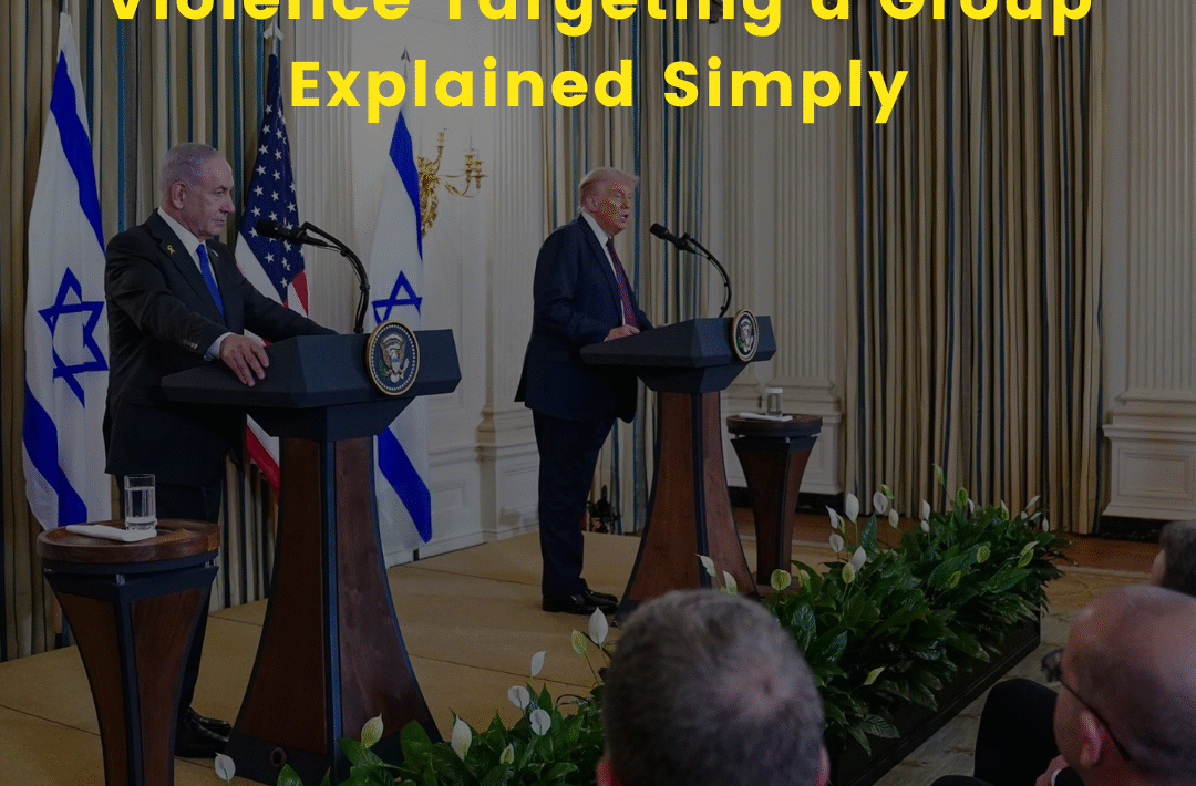 Violence Targeting a Group Explained Simply