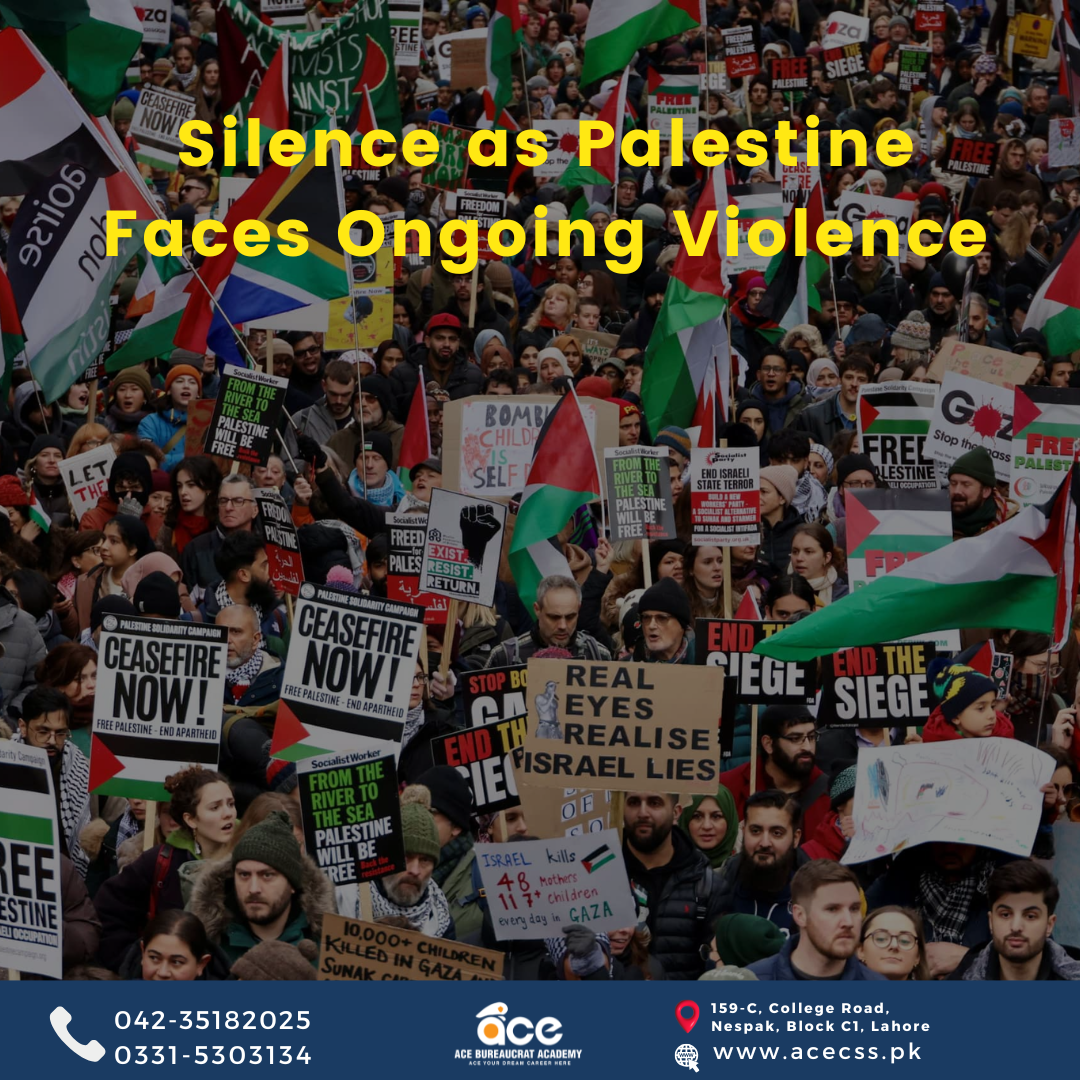 Silence as Palestine Faces Ongoing Violence