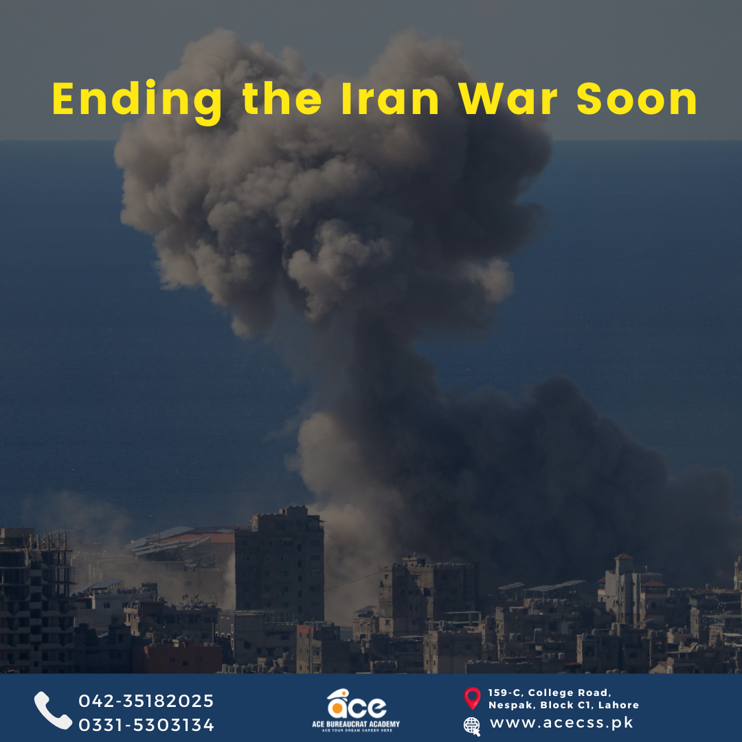 Ending the Iran War Soon
