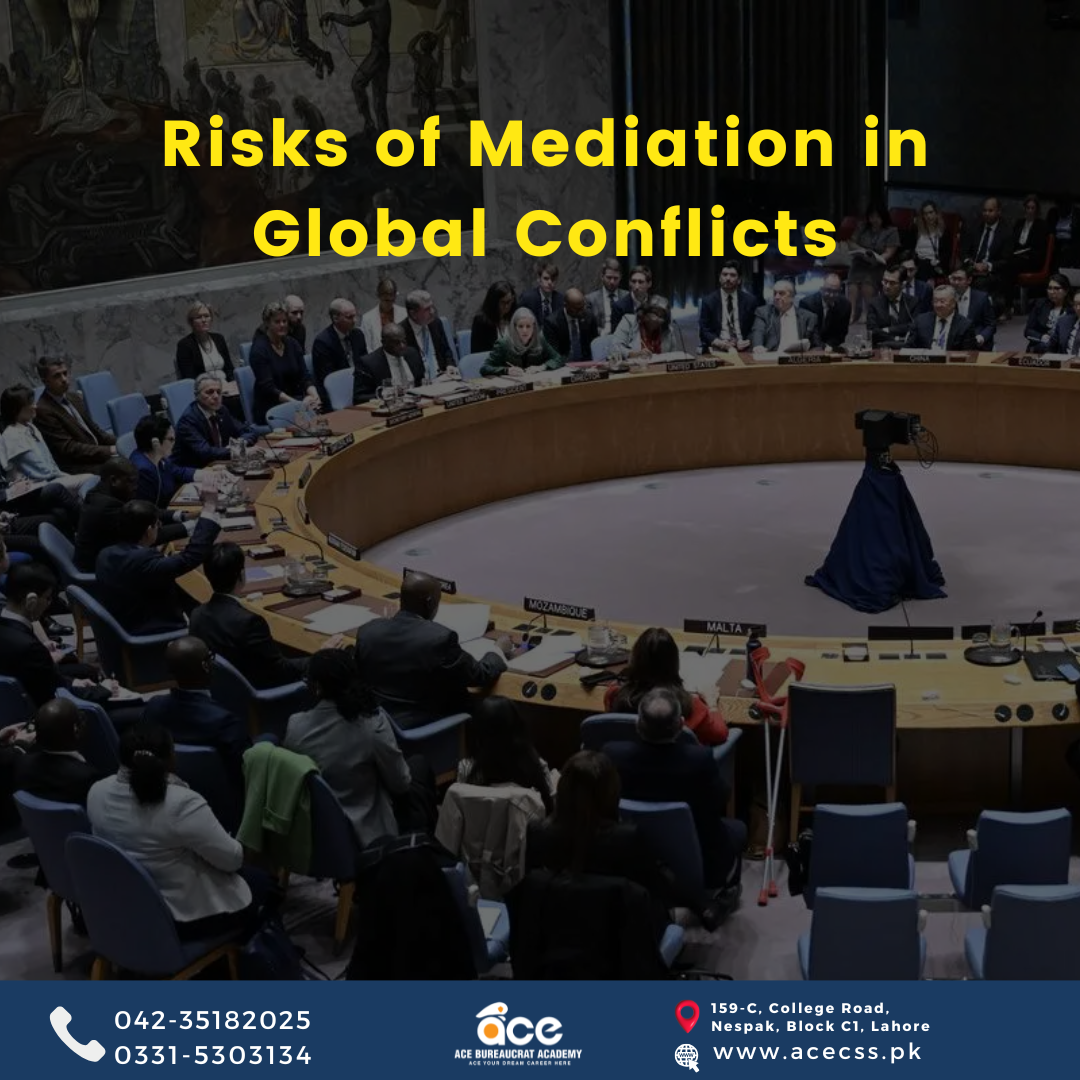 Risks of Mediation in Global Conflicts